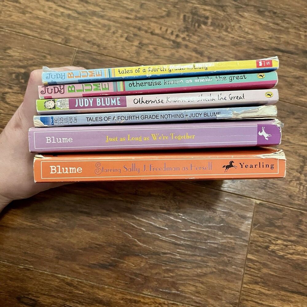 Lot of 6 Judy Blume PB Book Lot Classroom Set Tales of a 4th Grade Nothing
